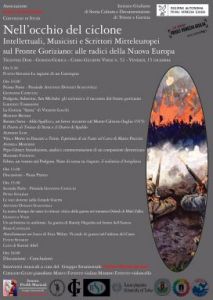 CONVEGNO - Intellettuali, Musicisti e Scrittori Mitteleuropei sul Fronte Goriziano. Alle radici della Nuova Europa